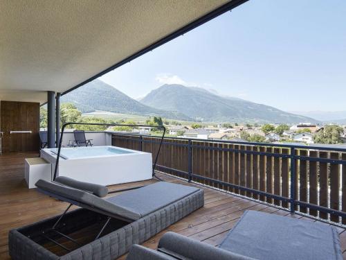 Whirlpool auf der Zimmerterrasse